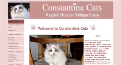 Desktop Screenshot of constantina-cats.com