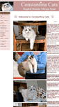 Mobile Screenshot of constantina-cats.com