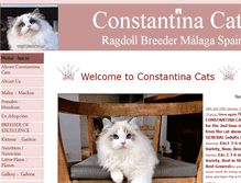 Tablet Screenshot of constantina-cats.com